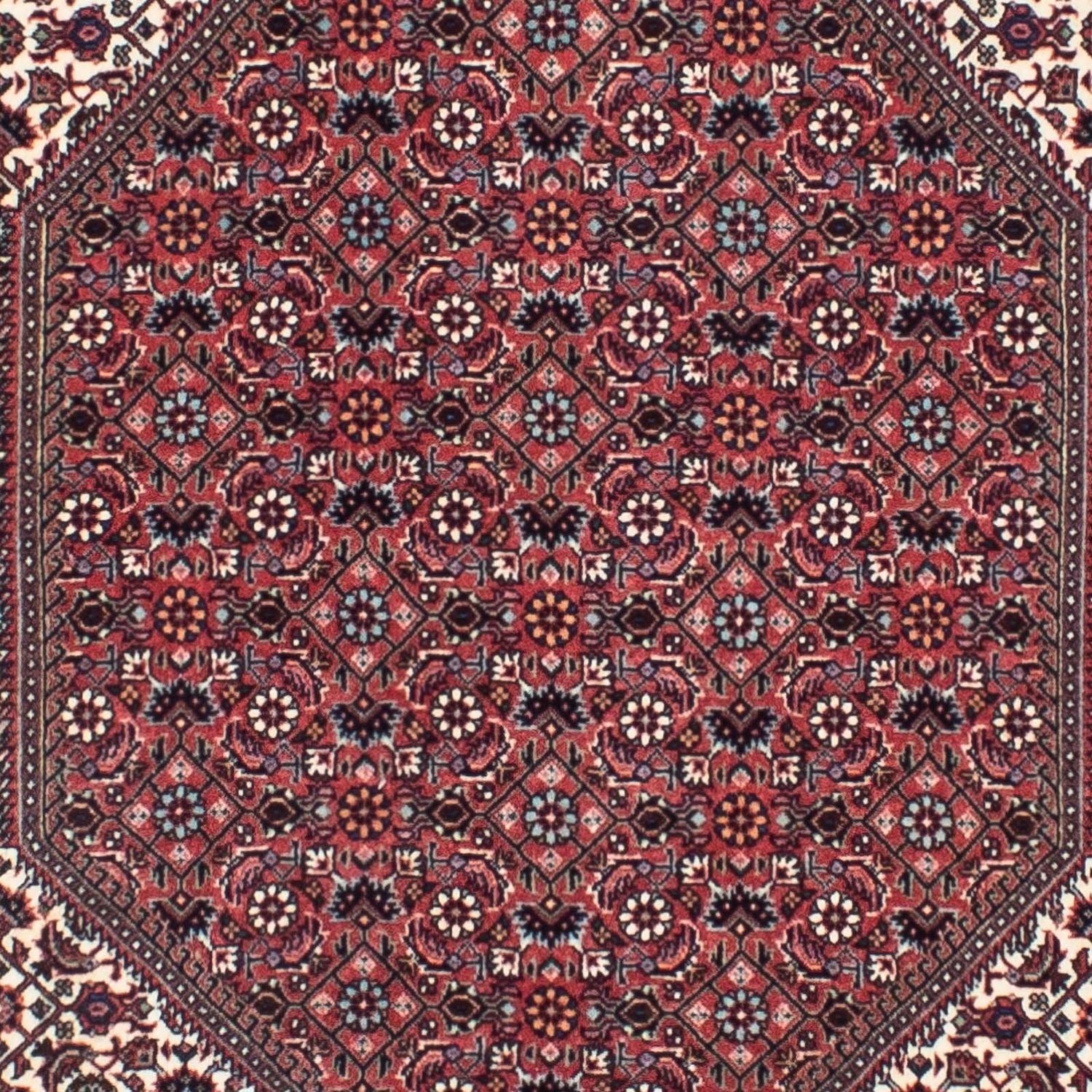 Alfombra de pasillo Alfombra persa - Bidjar - 317 x 88 cm - rojo claro