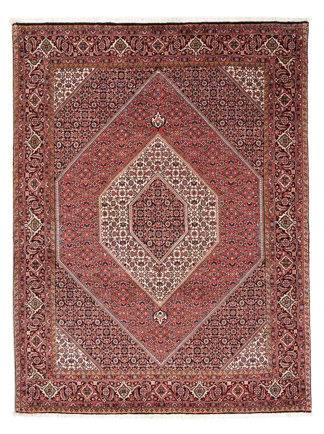 Alfombra persa - Bidjar - 238 x 172 cm - rojo claro