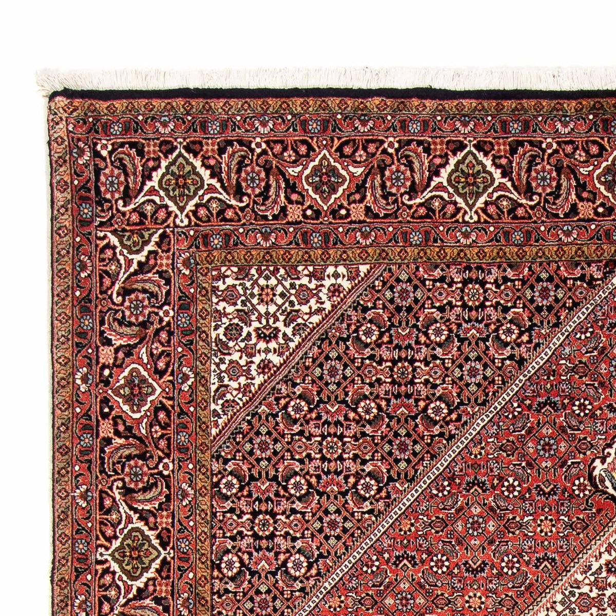 Alfombra persa - Bidjar - 238 x 172 cm - rojo claro