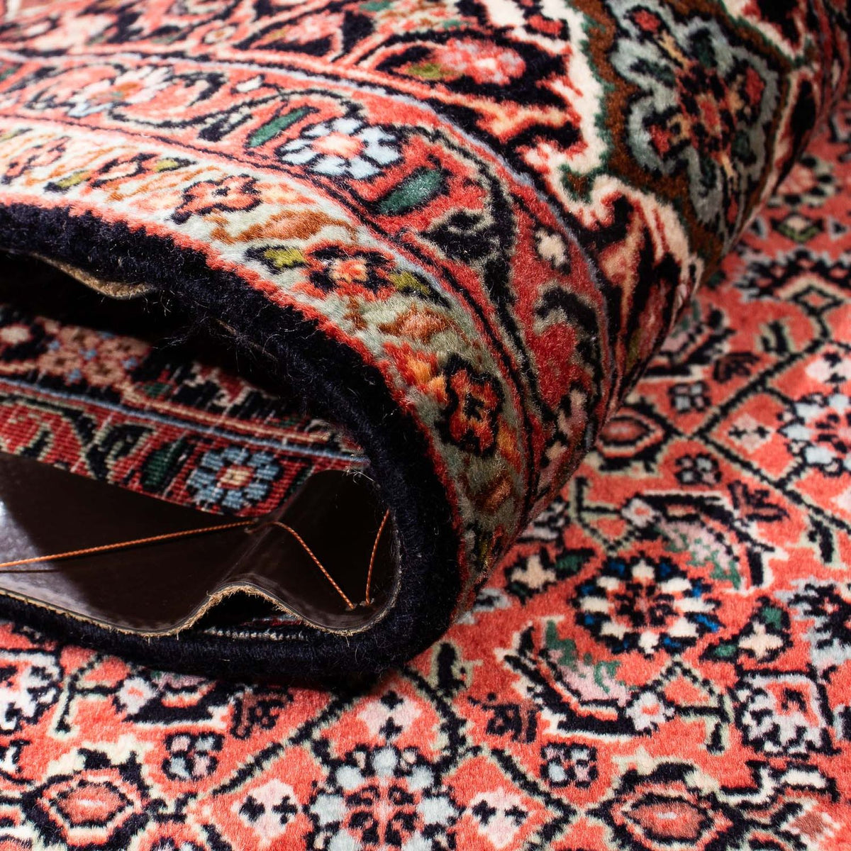 Alfombra persa - Bidjar - 238 x 172 cm - rojo claro