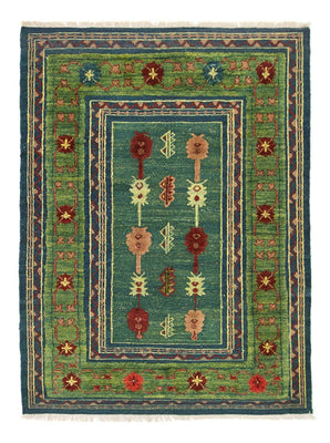 Alfombra Kelim - Oriental - 205 x 147 cm - verde