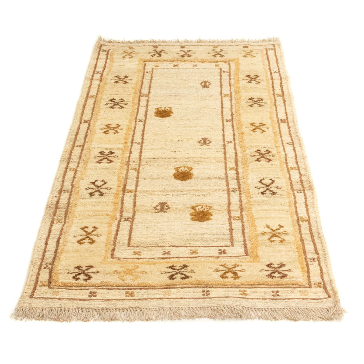 Alfombra Gabbeh - Persa - 142 x 73 cm - beige