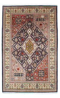 Alfombra Gabbeh - Persa Kashkuli - 227 x 145 cm - azul oscuro