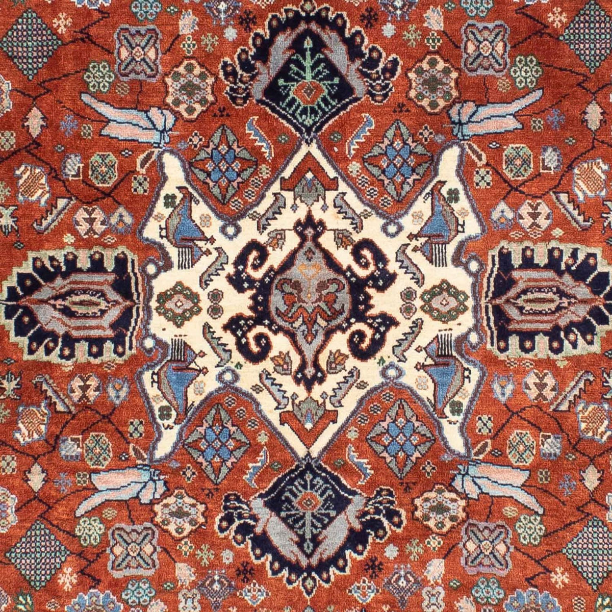 Alfombra Gabbeh - Persa Kashkuli - 237 x 171 cm - marrón