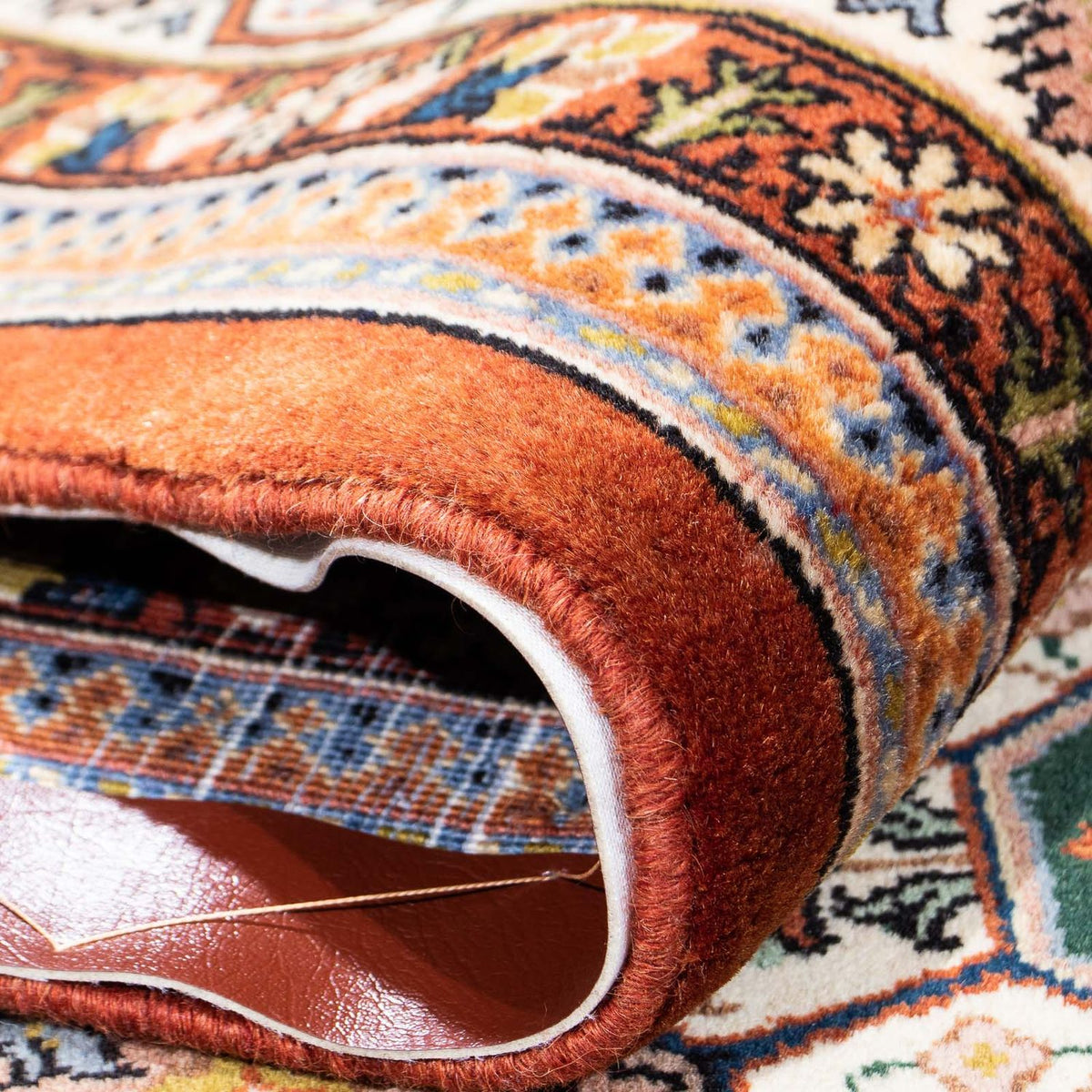 Alfombra Gabbeh - Persa Kashkuli - 242 x 173 cm - rojo oscuro