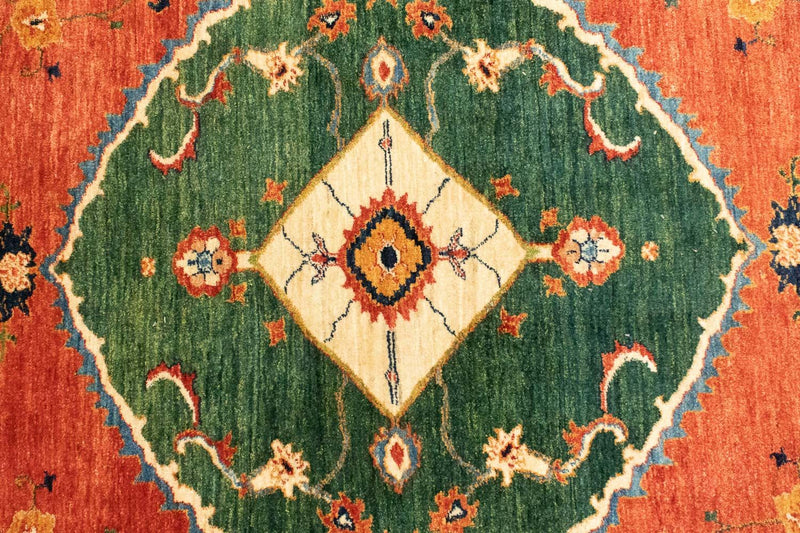Alfombra Gabbeh - Loribaft Persa - 190 x 152 cm - rojo