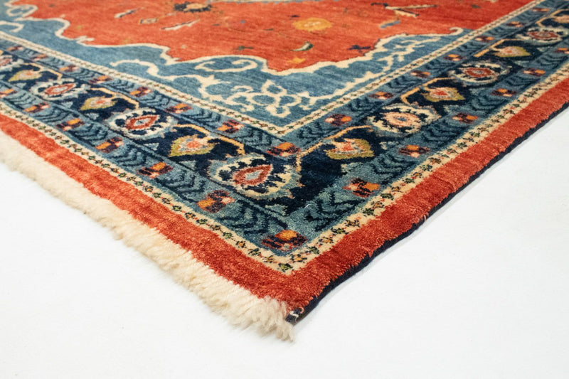 Alfombra Gabbeh - Loribaft Persa - 190 x 152 cm - rojo