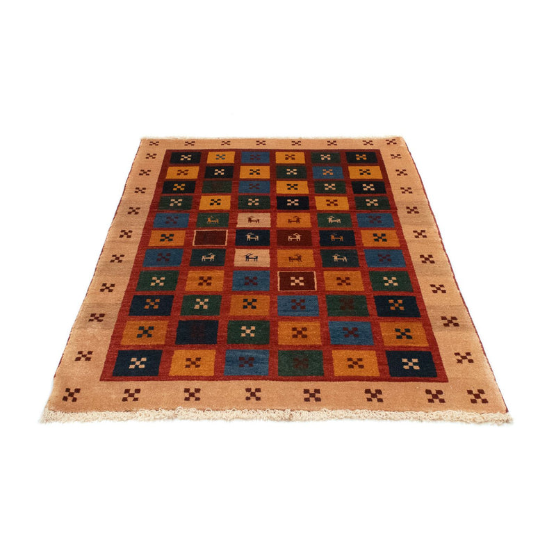 Alfombra Gabbeh - Loribaft Persa - 150 x 97 cm - rojo claro