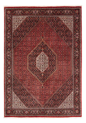 Alfombra persa - Bidjar - 240 x 171 cm - rojo oscuro