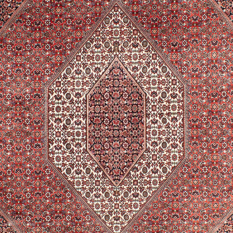 Alfombra persa - Bidjar - 303 x 203 cm - rojo claro