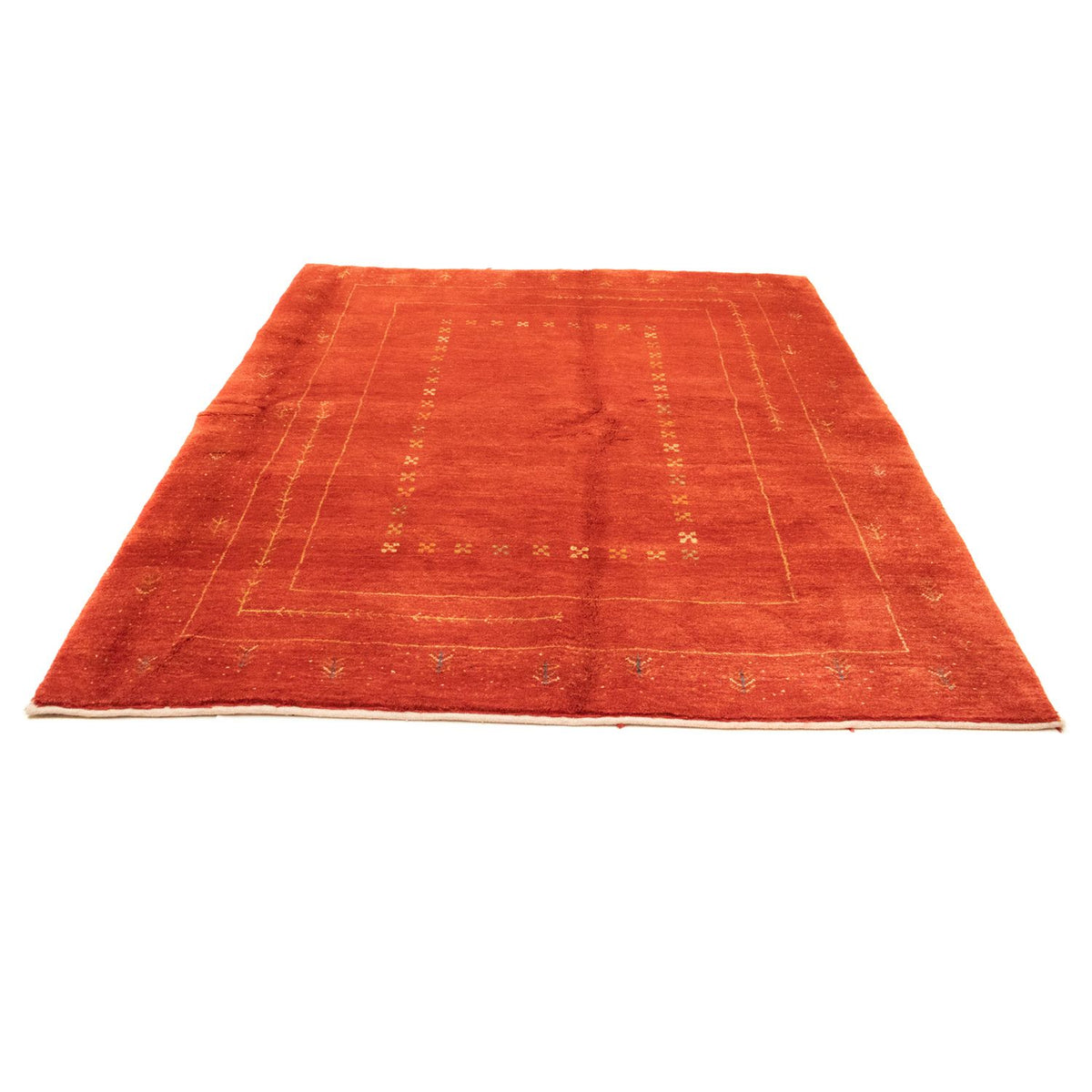 Alfombra Gabbeh - Persa - 243 x 181 cm - rojo