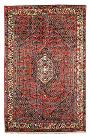 Alfombra persa - Bidjar - 300 x 203 cm - rojo claro