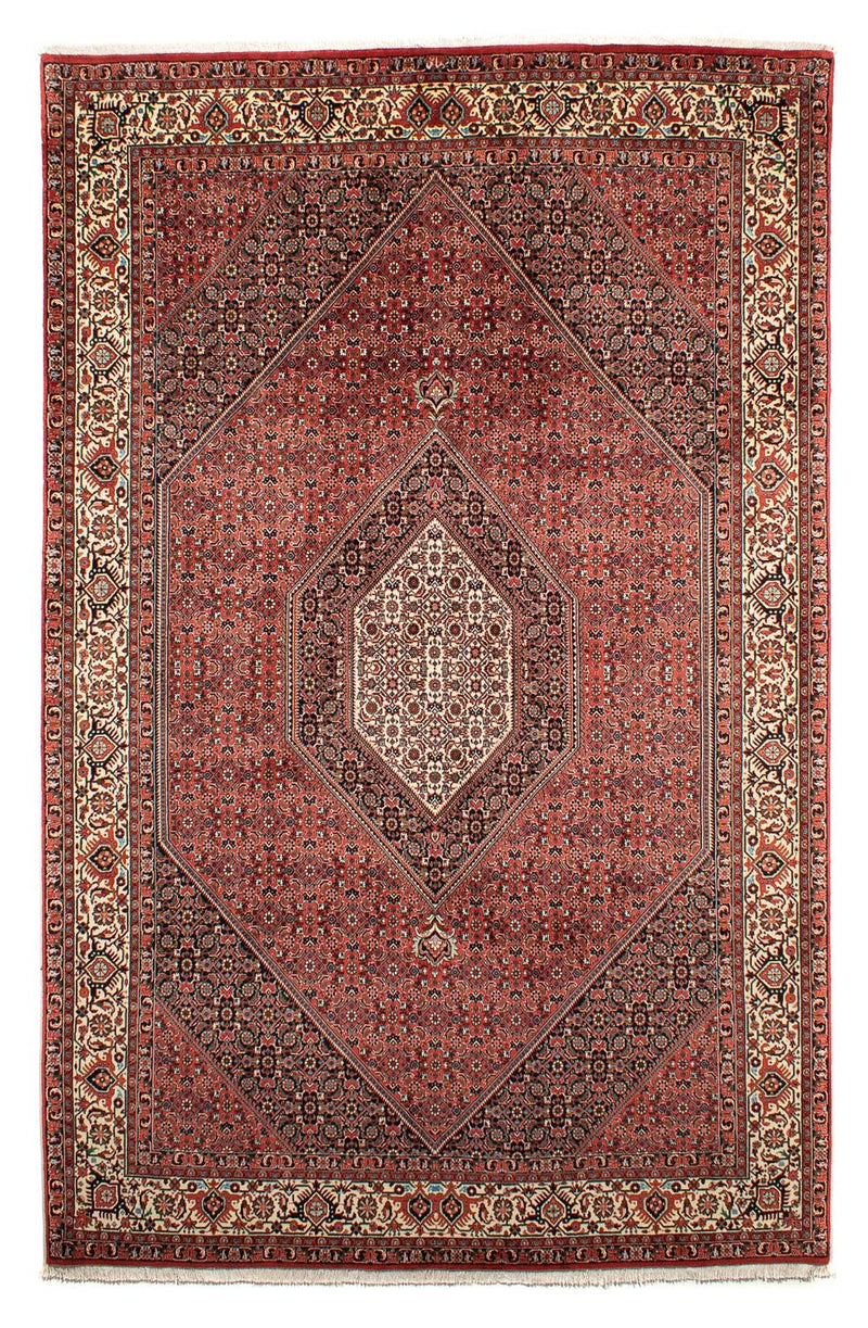 Alfombra persa - Bidjar - 300 x 203 cm - rojo claro