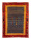 Alfombra Gabbeh - Loribaft Persa - 158 x 112 cm - rojo