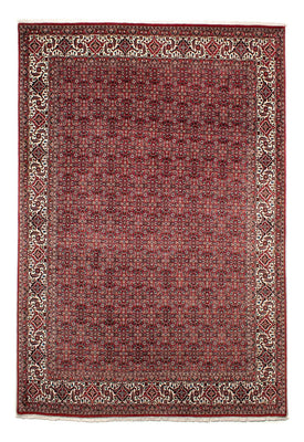 Alfombra persa - Bidjar - 309 x 209 cm - rojo oscuro