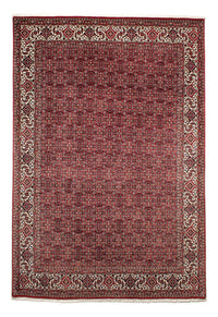 Alfombra persa - Bidjar - 309 x 209 cm - rojo oscuro