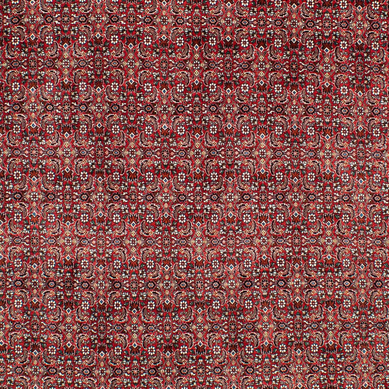 Alfombra persa - Bidjar - 309 x 209 cm - rojo oscuro