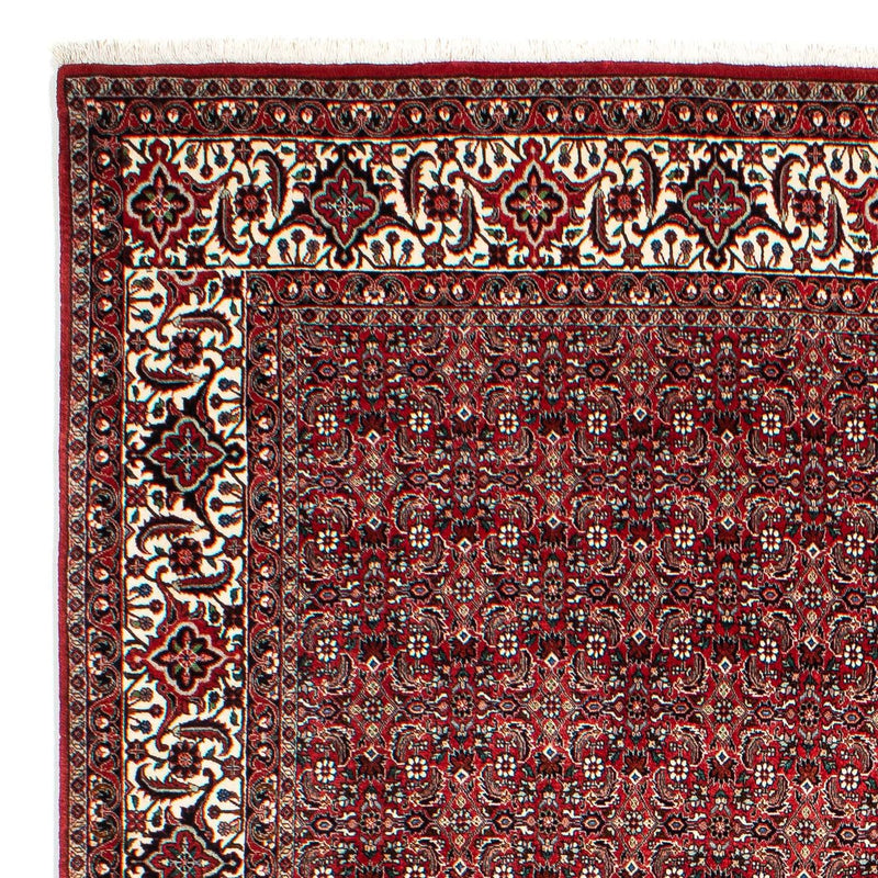 Alfombra persa - Bidjar - 309 x 209 cm - rojo oscuro