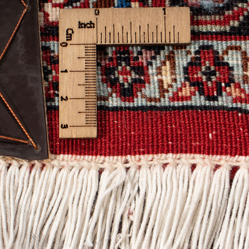 Alfombra persa - Bidjar - 309 x 209 cm - rojo oscuro