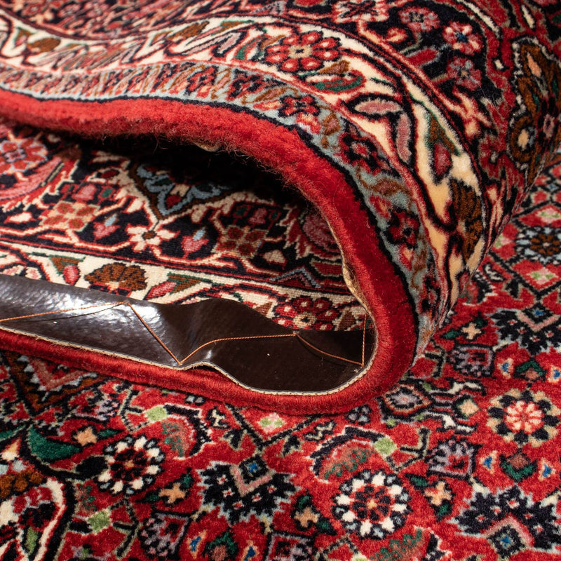 Alfombra persa - Bidjar - 300 x 203 cm - rojo oscuro