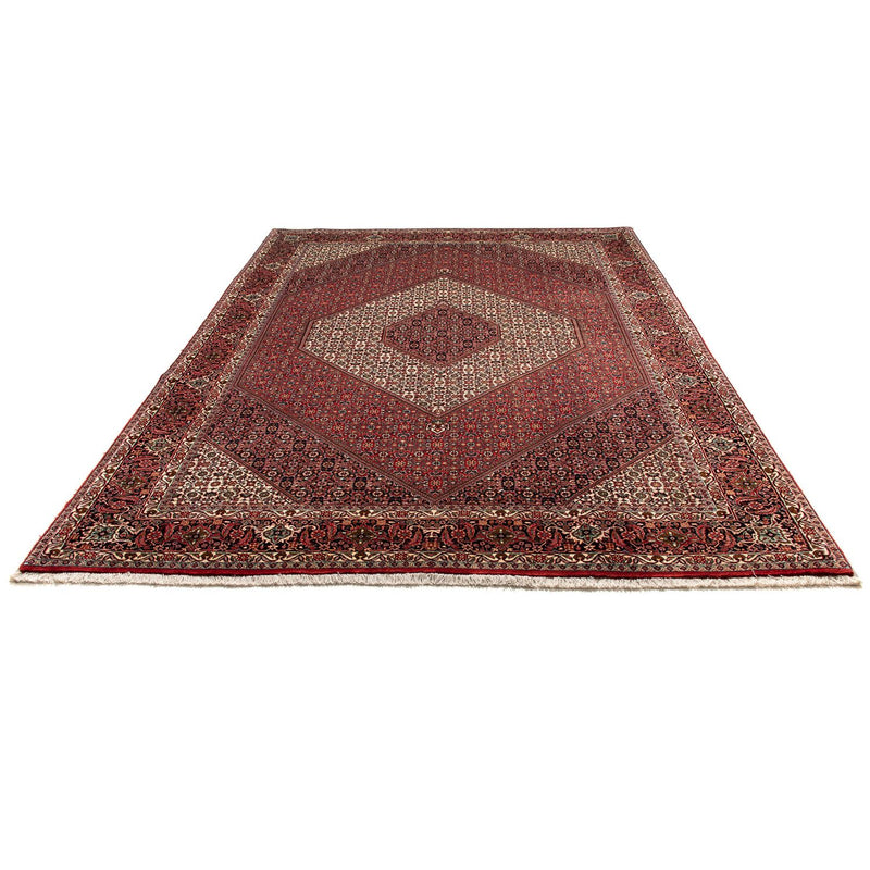 Alfombra persa - Bidjar - 300 x 203 cm - rojo oscuro