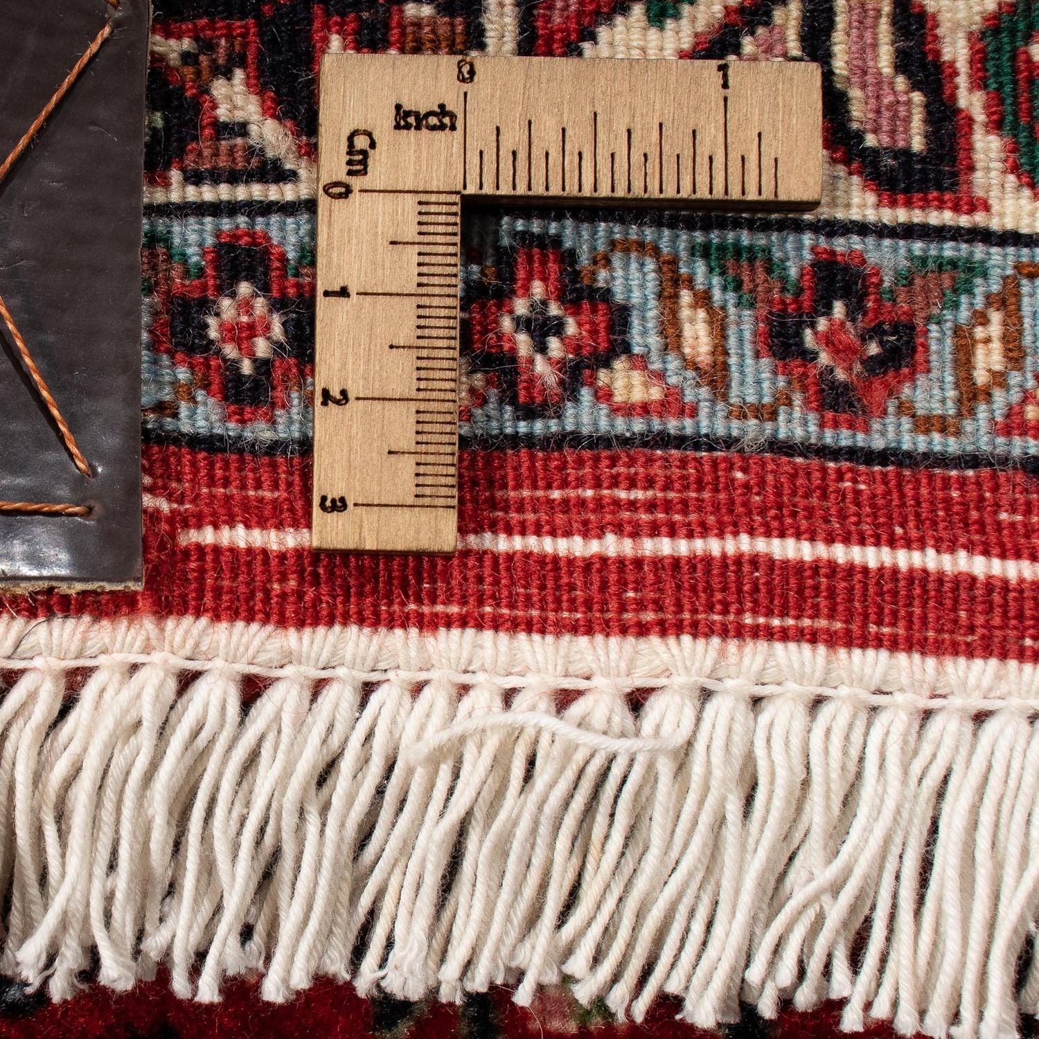 Alfombra persa - Bidjar - 300 x 203 cm - rojo oscuro