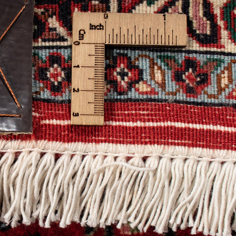Alfombra persa - Bidjar - 300 x 203 cm - rojo oscuro