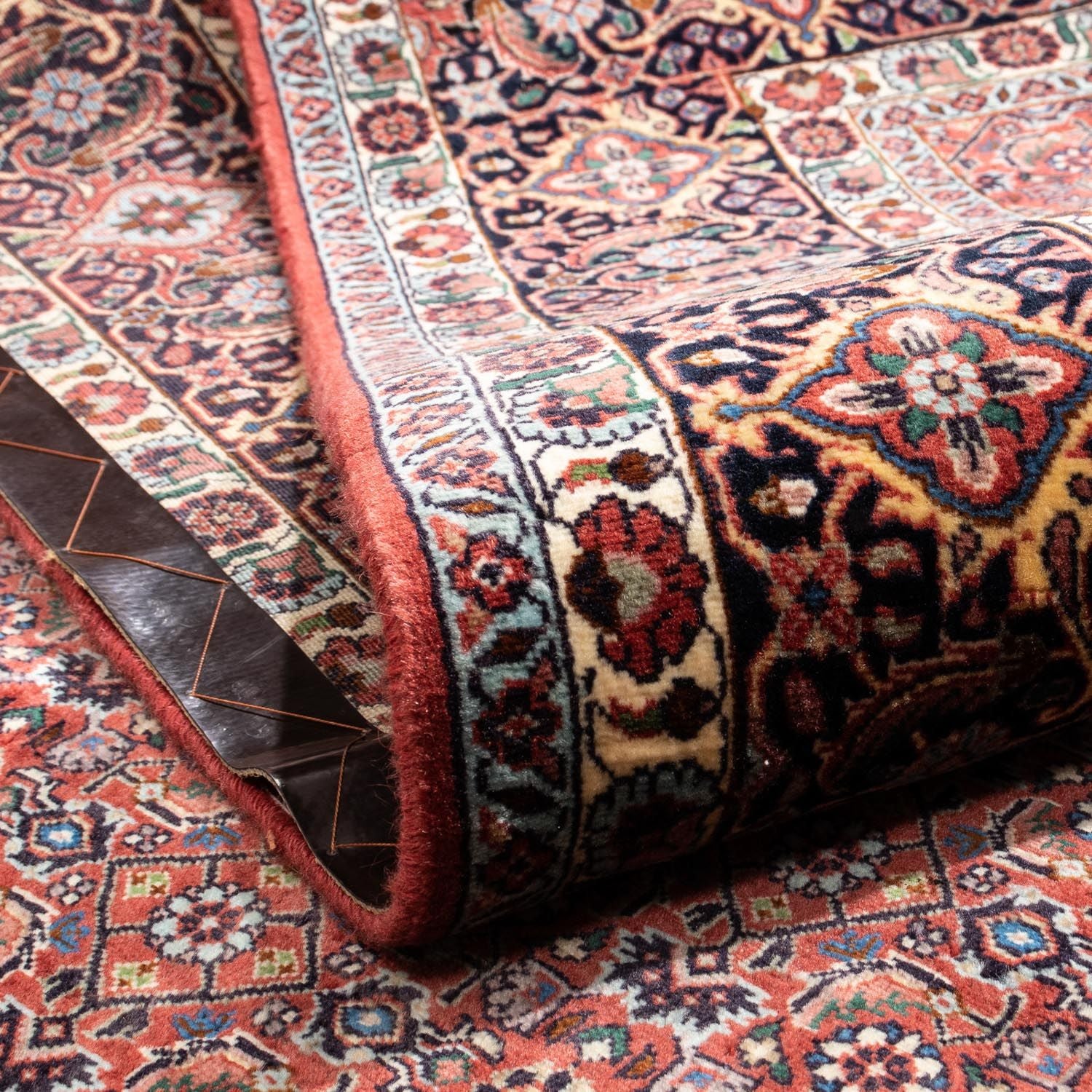 Alfombra persa - Bidjar - 306 x 204 cm - rojo
