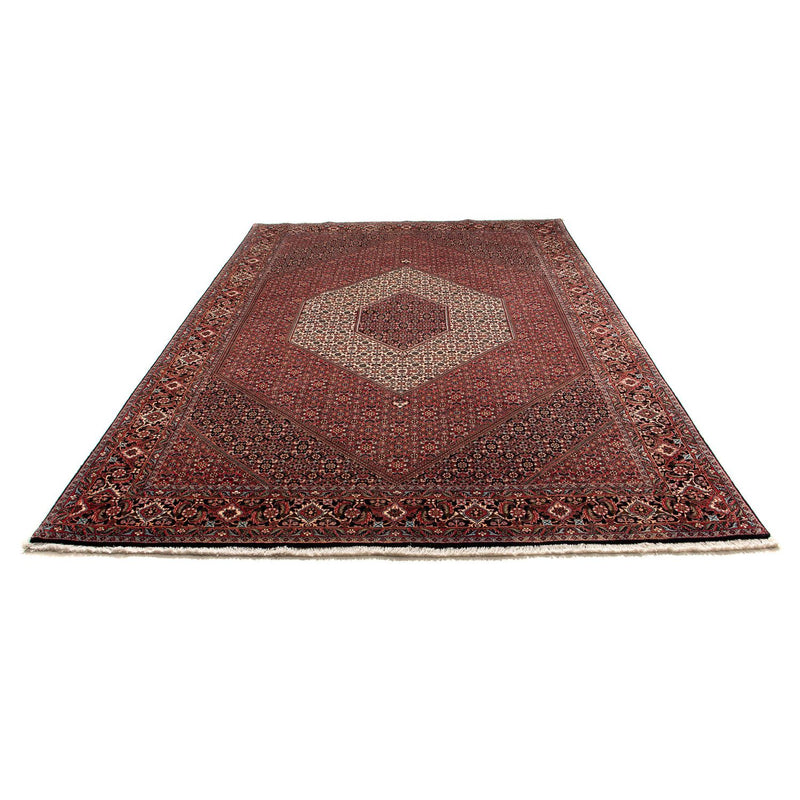 Alfombra persa - Bidjar - 317 x 201 cm - rojo oscuro