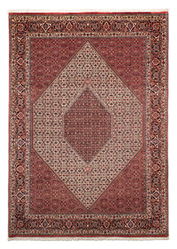 Alfombra persa - Bidjar - 289 x 204 cm - rojo oscuro