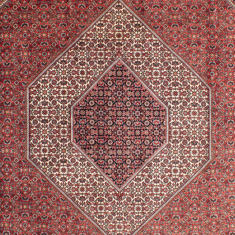 Alfombra persa - Bidjar - 311 x 205 cm - rojo claro