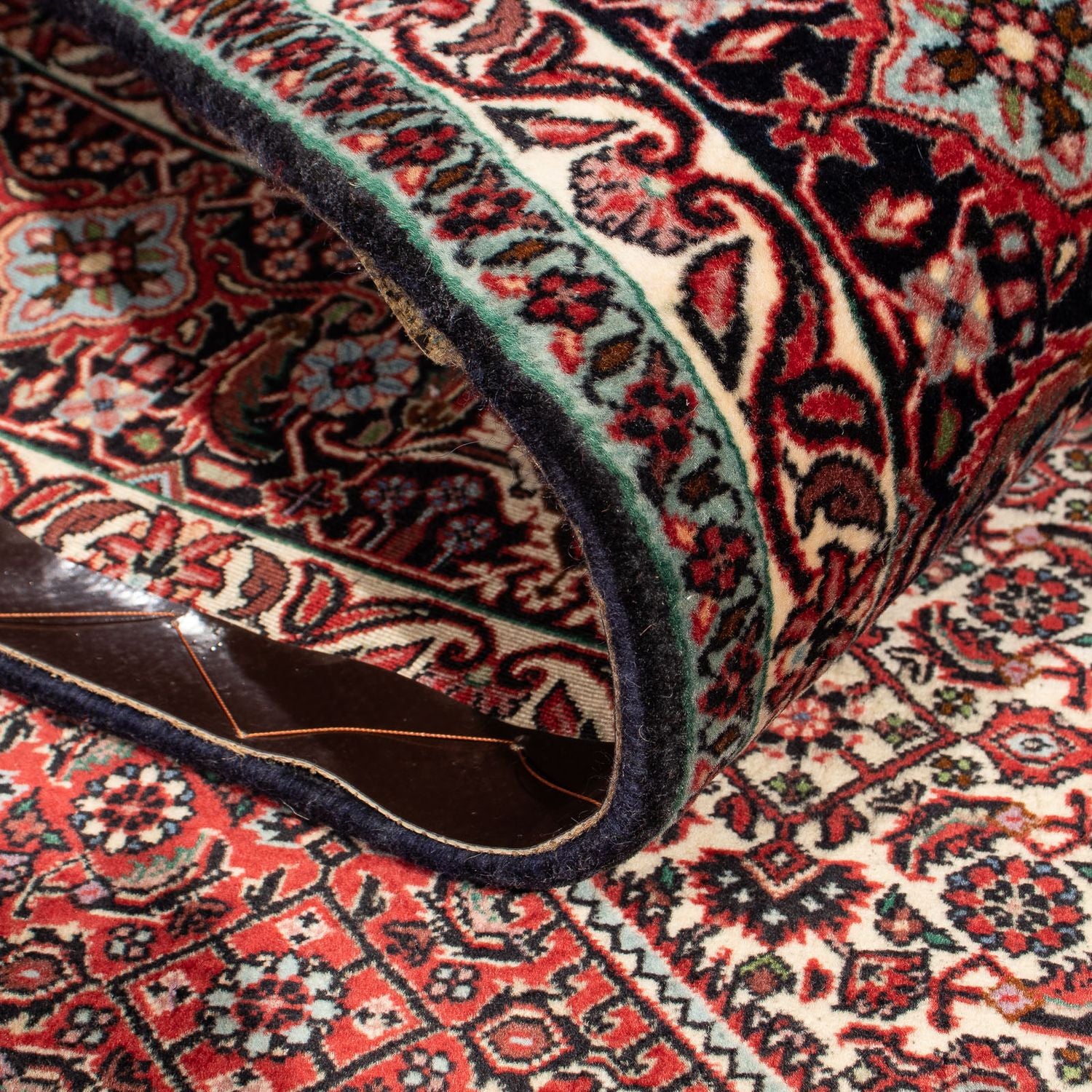 Alfombra persa - Bidjar - 311 x 205 cm - rojo claro