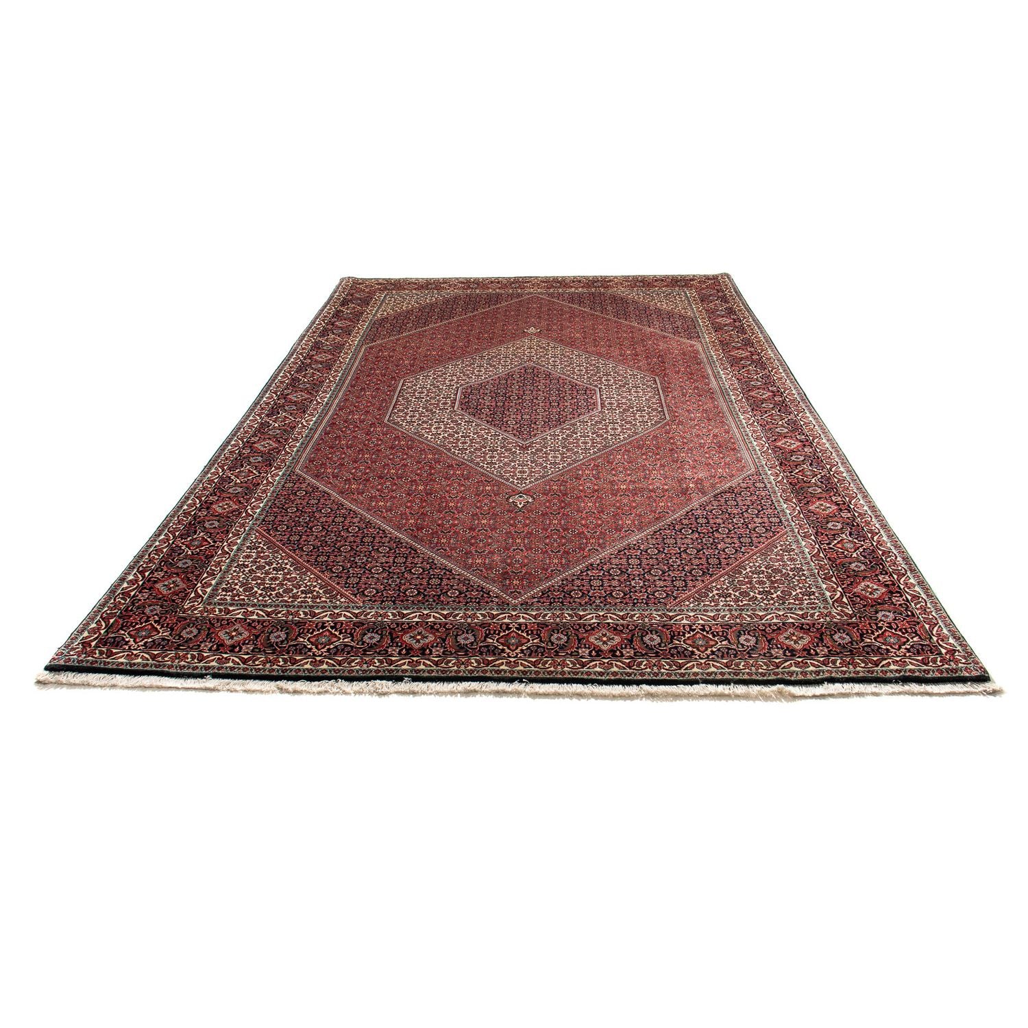 Alfombra persa - Bidjar - 311 x 205 cm - rojo claro