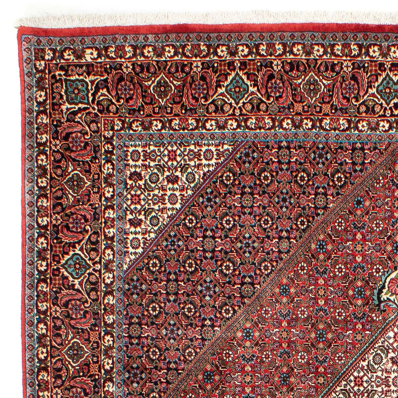Alfombra persa - Bidjar - 288 x 207 cm - rojo claro
