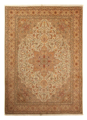 Alfombra Persa - Tabriz - Real - 344 x 251 cm - marrón claro