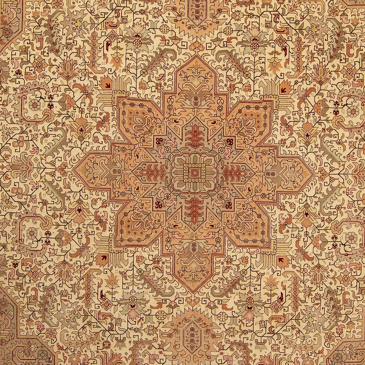 Alfombra Persa - Tabriz - Real - 344 x 251 cm - marrón claro