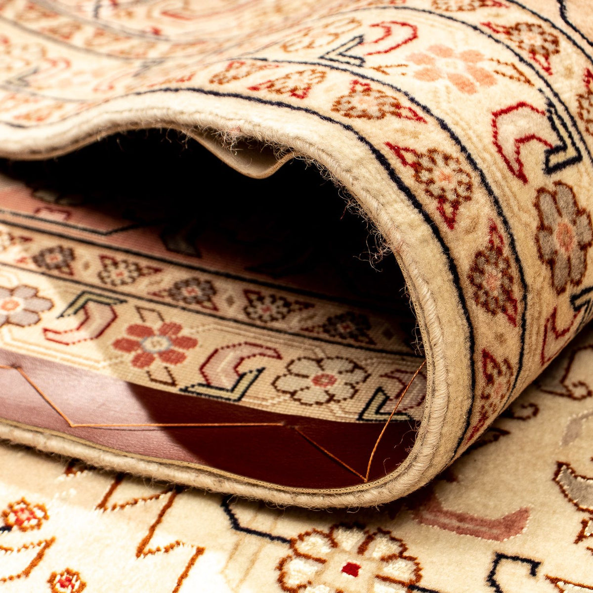 Alfombra Persa - Tabriz - Real - 344 x 251 cm - marrón claro