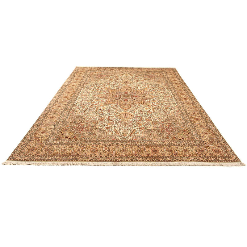 Alfombra Persa - Tabriz - Real - 344 x 251 cm - marrón claro