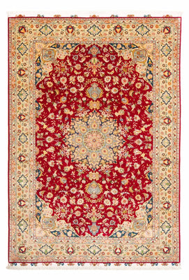 Alfombra Persa - Tabriz - Real - 300 x 205 cm - rojo oscuro