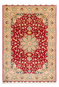 Alfombra Persa - Tabriz - Real - 300 x 205 cm - rojo oscuro
