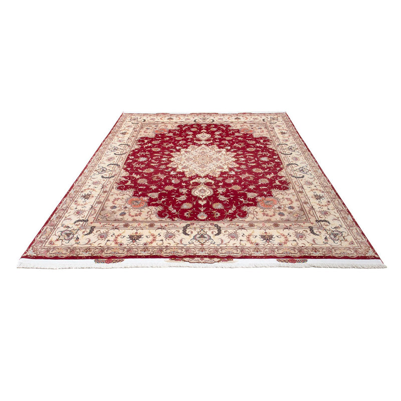 Alfombra Persa - Tabriz - Real - 305 x 253 cm - rojo oscuro