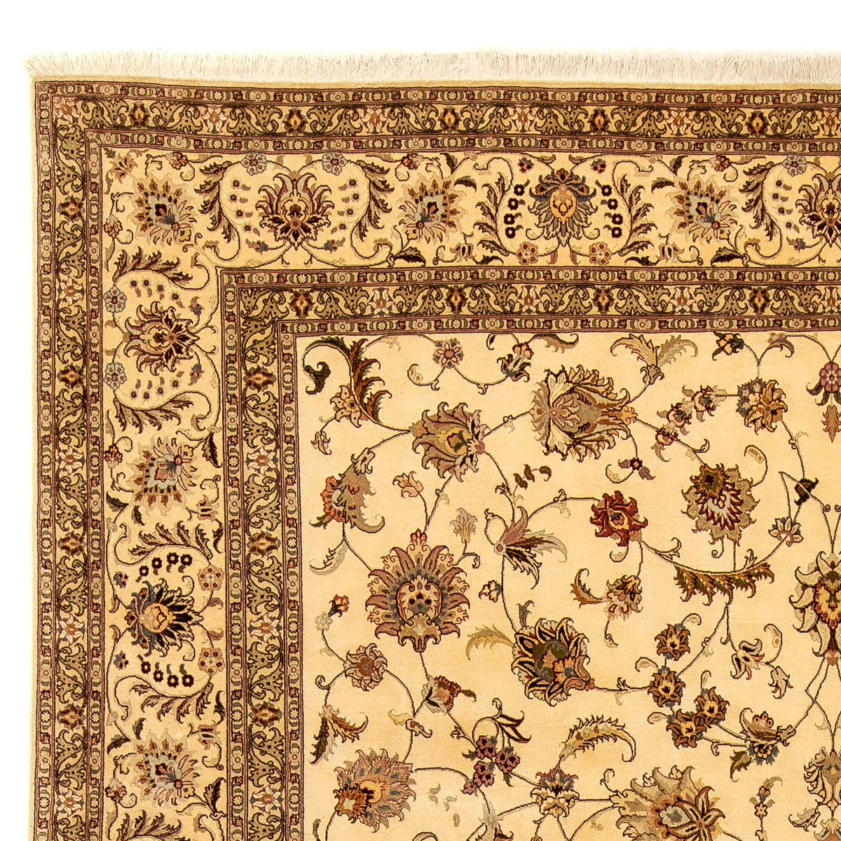 Alfombra Persa - Tabriz - Real - 364 x 252 cm - beige