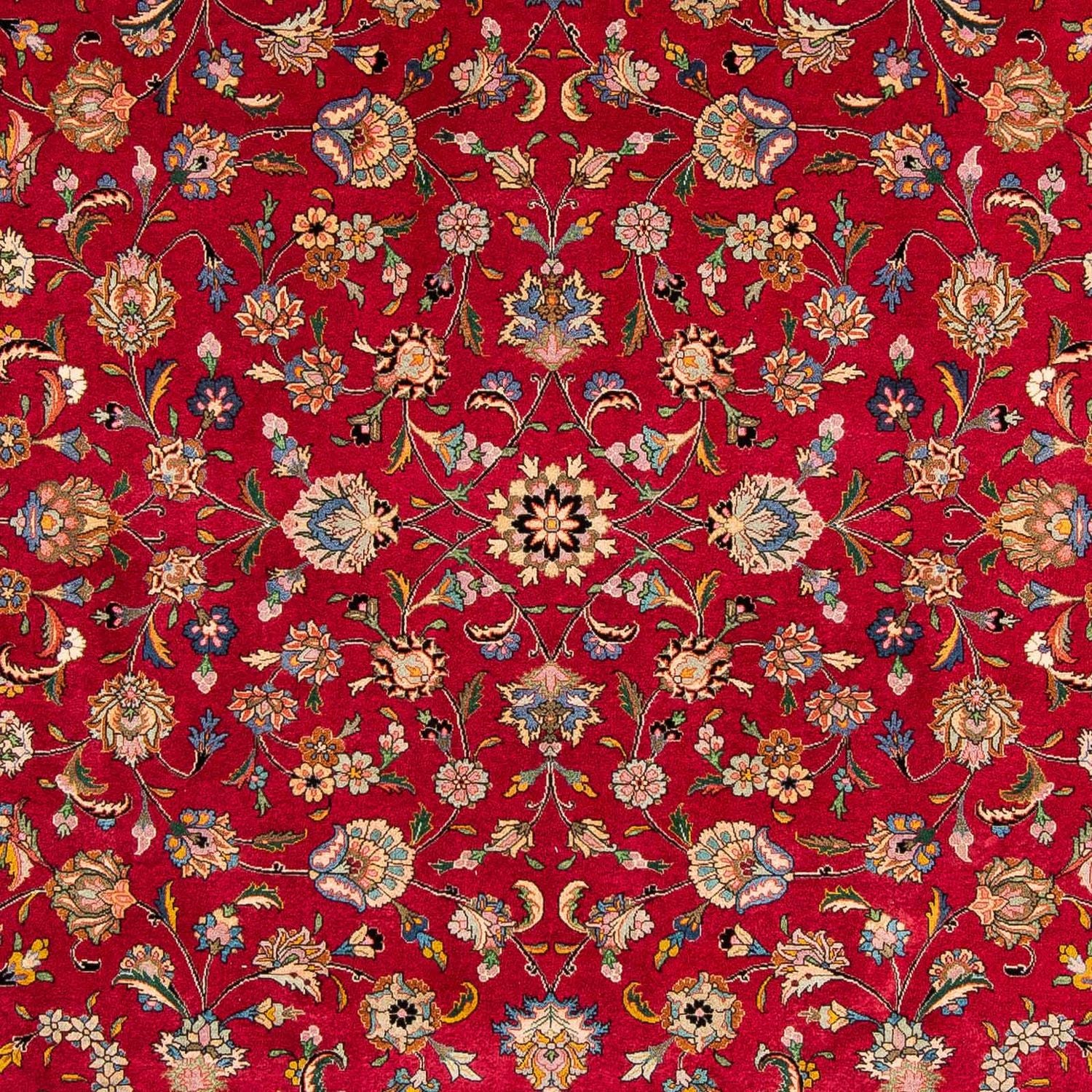 Alfombra Persa - Tabriz - Real - 304 x 202 cm - rojo oscuro