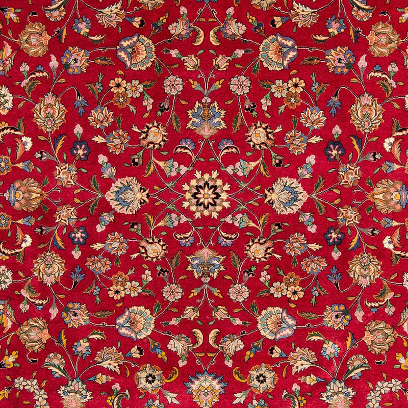 Alfombra Persa - Tabriz - Real - 304 x 202 cm - rojo oscuro