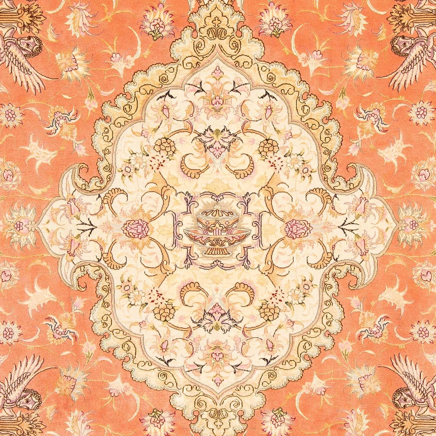 Alfombra Persa - Tabriz - Real - 304 x 200 cm - beige