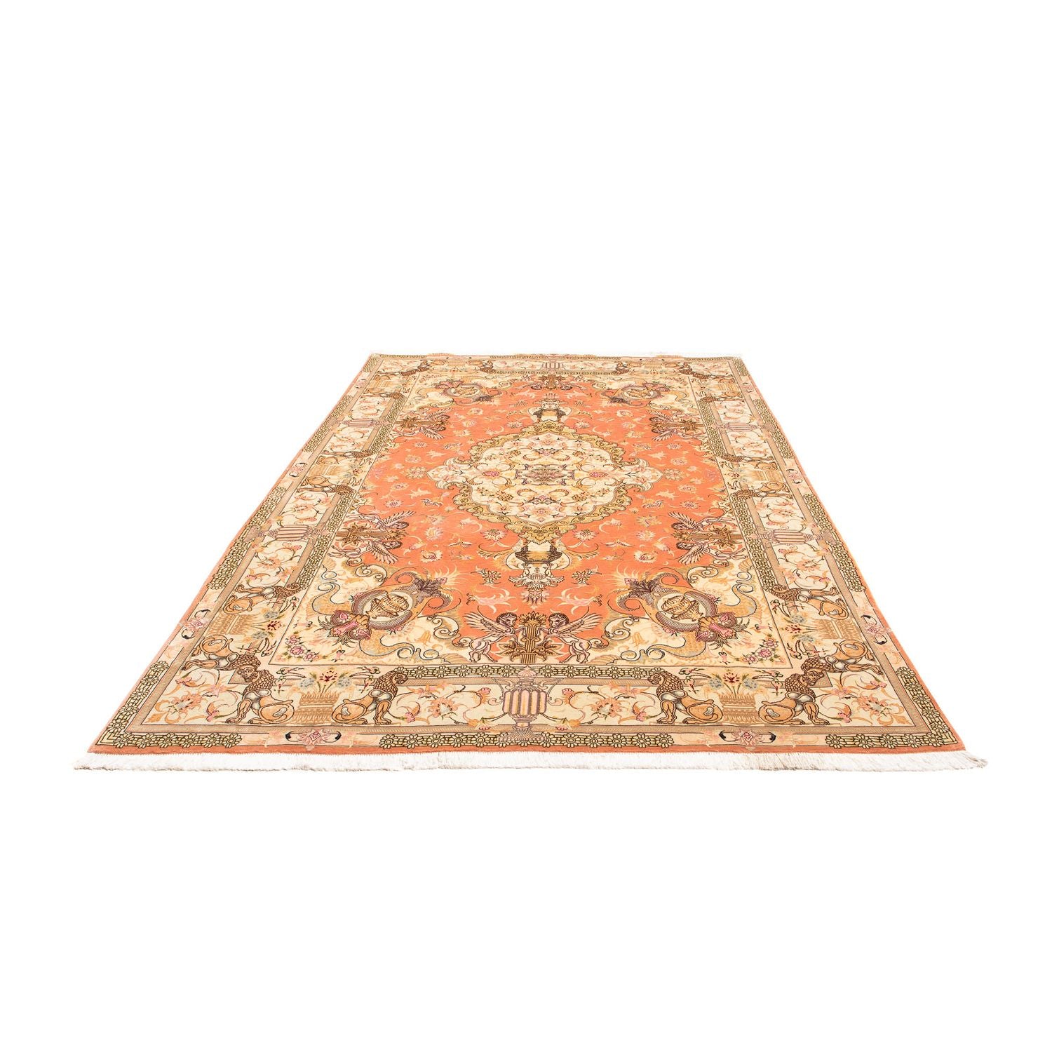 Alfombra Persa - Tabriz - Real - 304 x 200 cm - beige