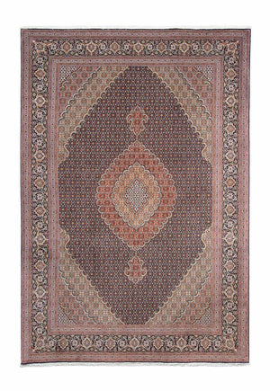 Alfombra persa - Tabriz - 305 x 205 cm - azul oscuro