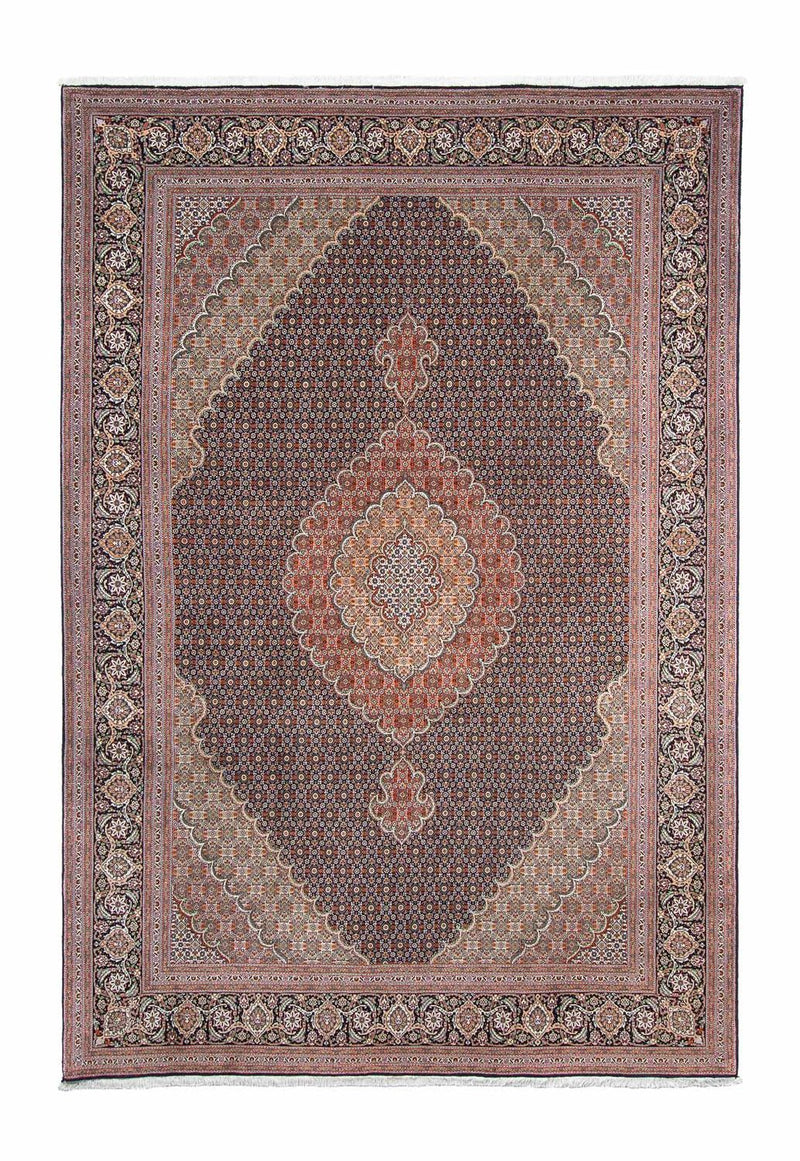 Alfombra persa - Tabriz - 305 x 205 cm - azul oscuro