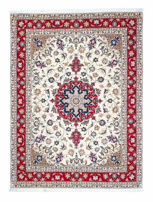 Alfombra Persa - Tabriz - Real - 205 x 154 cm - beige