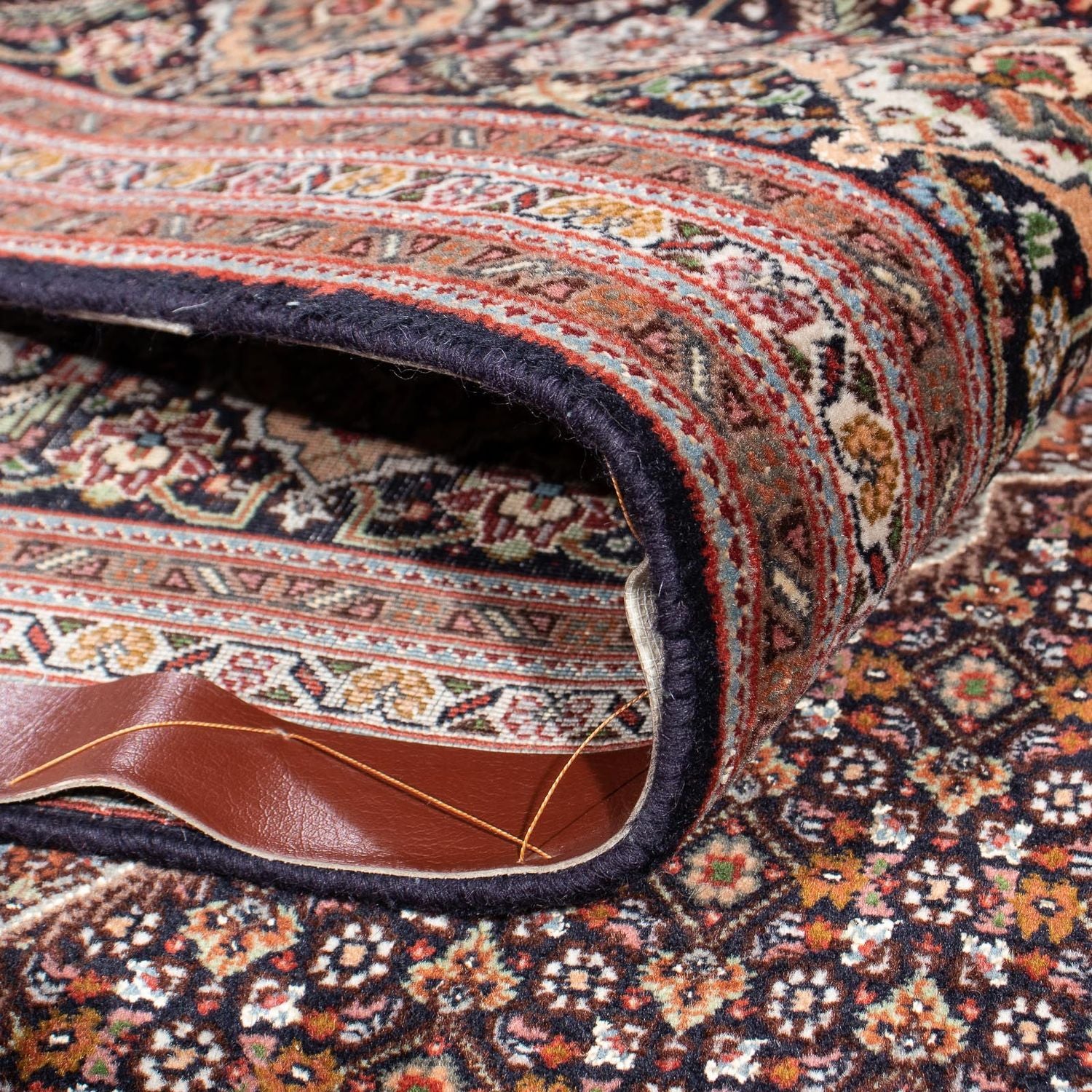 Alfombra persa - Tabriz - 298 x 198 cm - azul oscuro